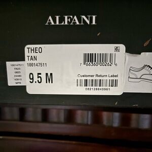 Alfani Tan Oxfords Classic Style